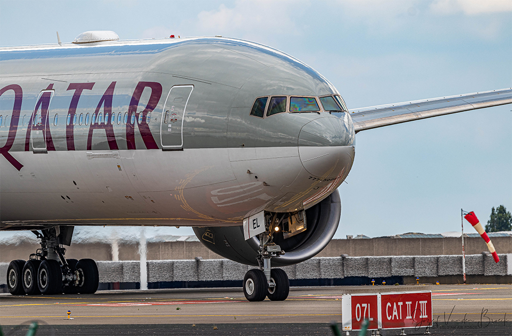 Qatar Airways op Brussels Airport