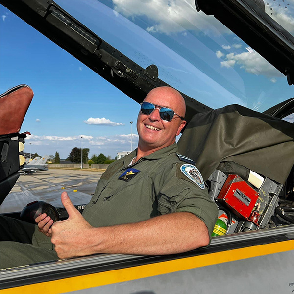 Thierry Dupont in F-16